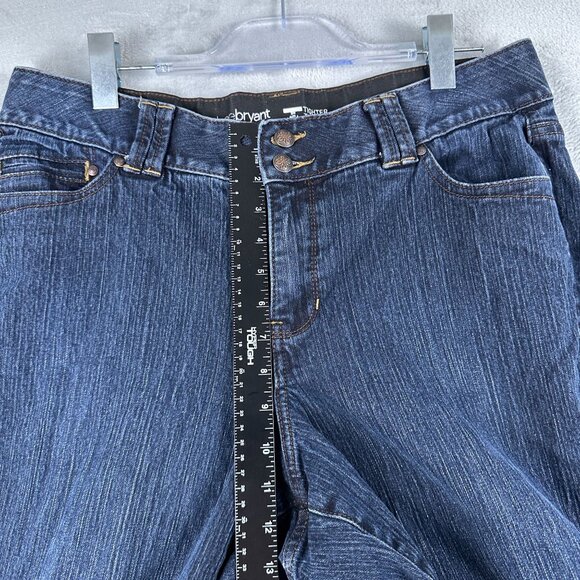 Lane Bryant Bootcut Jeans Womens Size 16 Tighter Tummy Technology High Rise Blue - Picture 9 of 13
